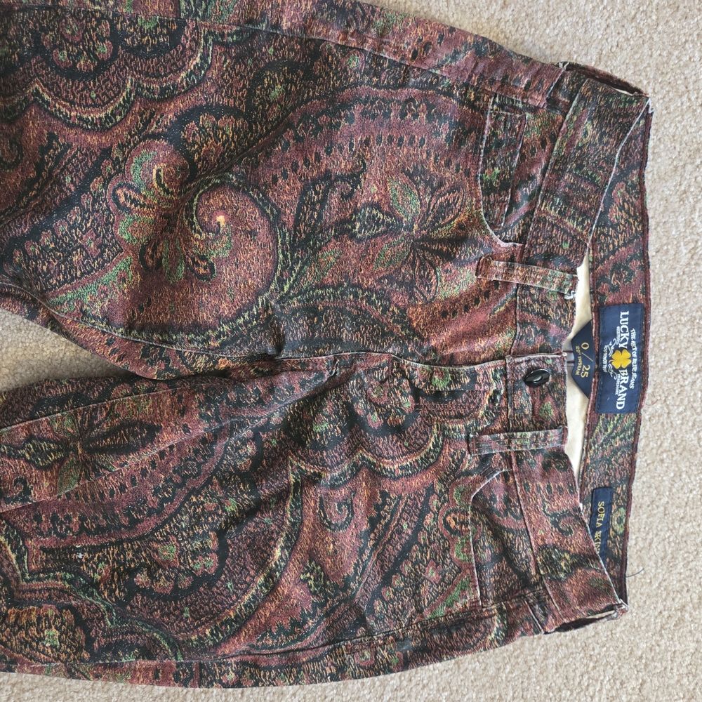 Levi's Multicolor Paisley Ankle Jeans - Picture 5 of 9
